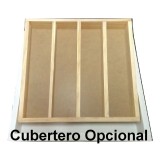 Verdulero frutero 4cestas + 4 baldas 67x37x85 tapa de madera